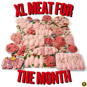 XL MEAT FOR THE MONTH HAMPER - 2 WINNERS