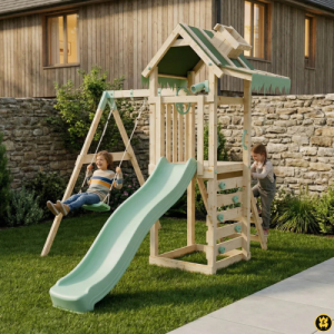 CLIMBING FRAME WITH SWING