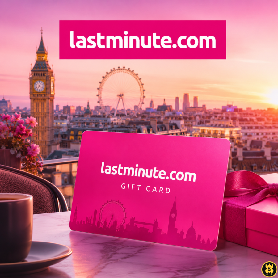 £500 LASTMINUTE.COM GIFT CARD - 2 WINNERS