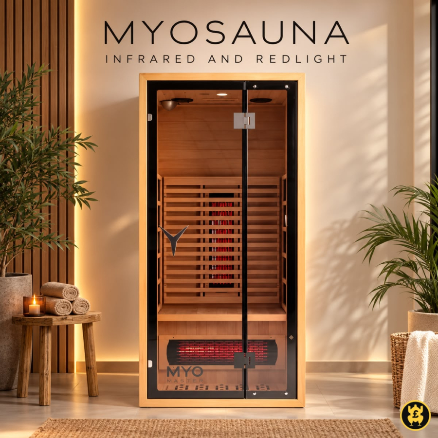 MYOSAUNA INFRARED AND RED LIGHT SAUNA