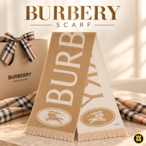 BURBERRY WOOL SCARF