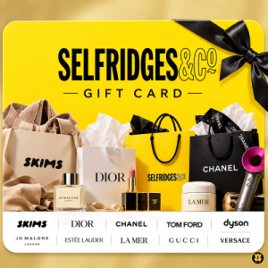 £300 SELFRIDGES GIFT CARD